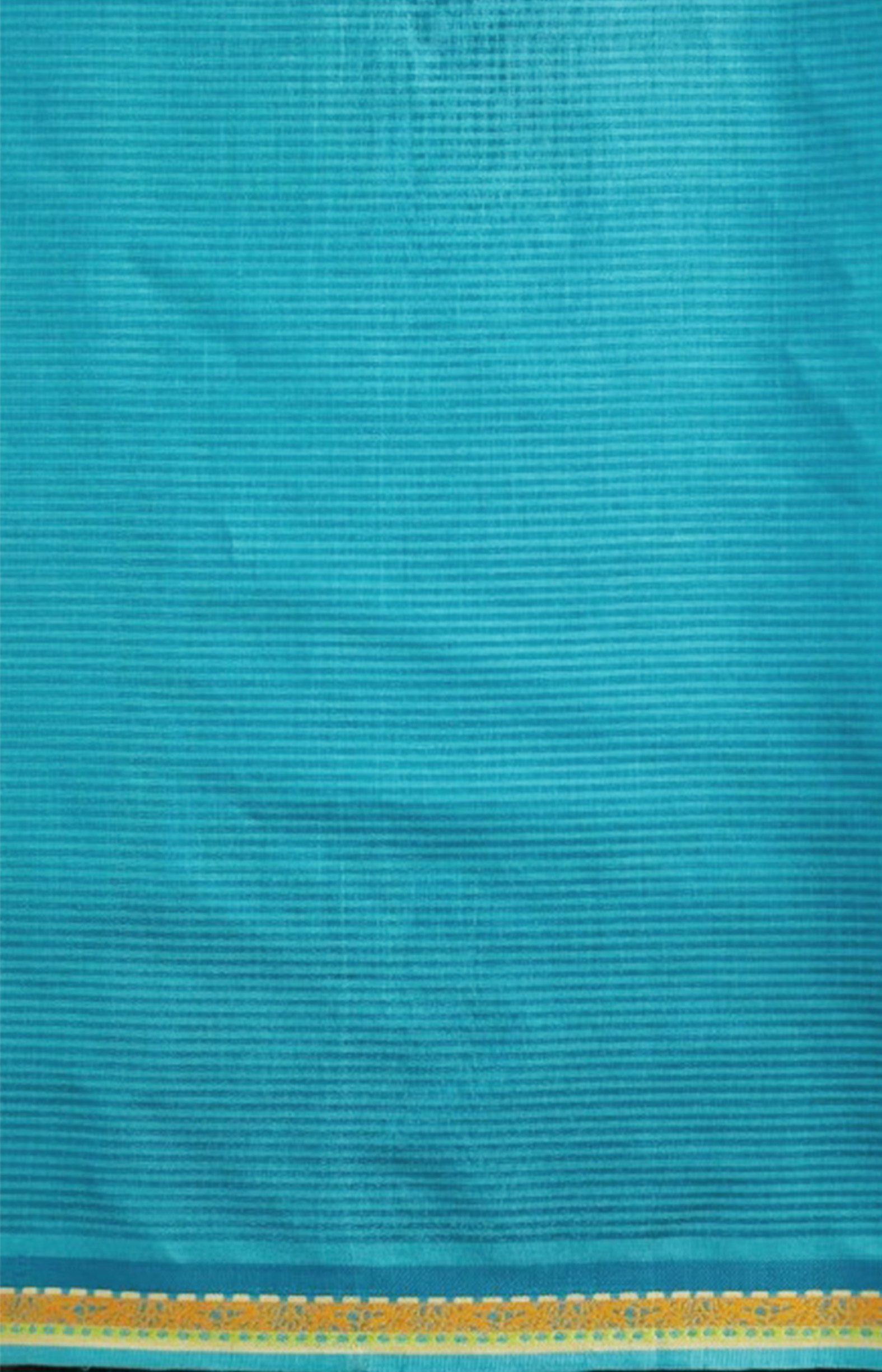 Light Blue, Handwoven Organic Cotton, Plain Weave , Jacquard, Work Wear, Striped Saree